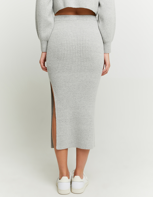 TALLY WEiJL, Jupe Midi Grise Douce for Women