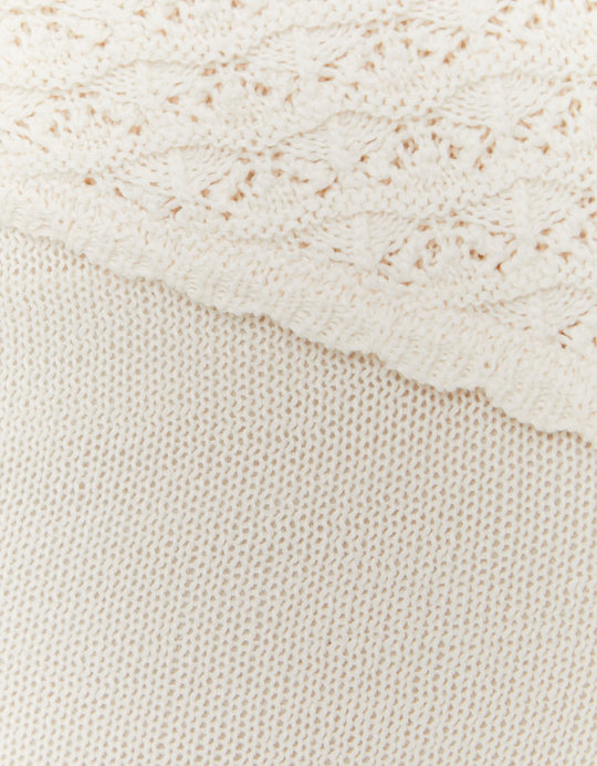 TALLY WEiJL, White Crochet Maxi Skirt for Women