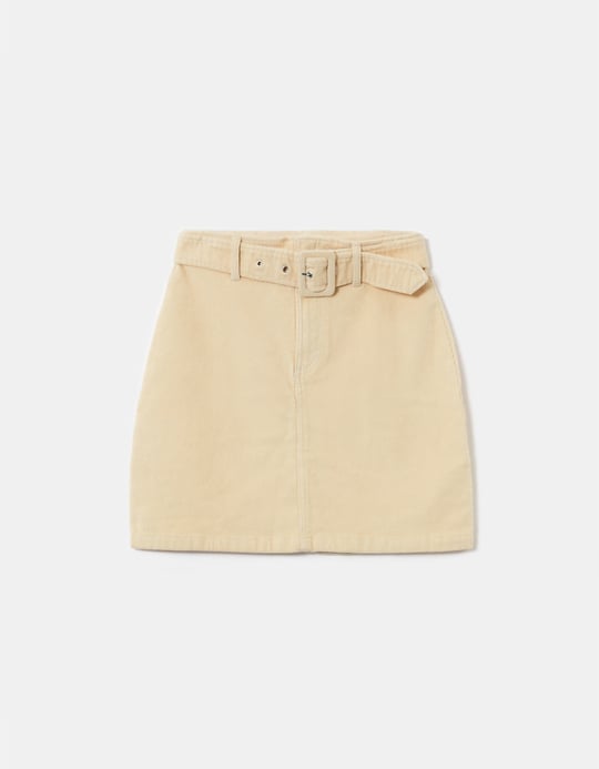 TALLY WEiJL, Beiger Mini Rock aus Cord for Women