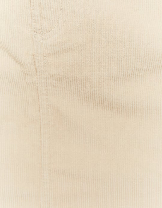 TALLY WEiJL, Beiger Mini Rock aus Cord for Women