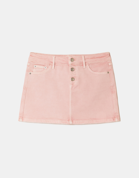 TALLY WEiJL, Pink Buttoned Mini Skirt for Women