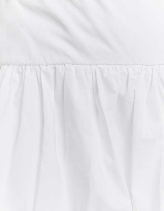 TALLY WEiJL, White Mini Balloon Skirt for Women
