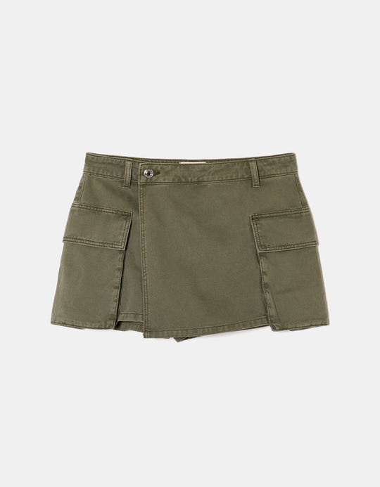 TALLY WEiJL, Minigonna cargo a Portafoglio color kaki for Women