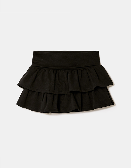 TALLY WEiJL, Schwarzer Rüschen Skort for Women