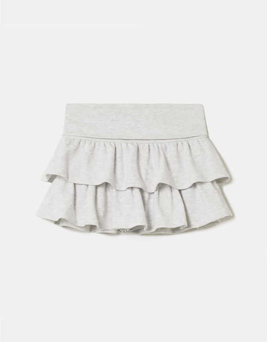 TALLY WEiJL, Grauer Rüschen Skort for Women