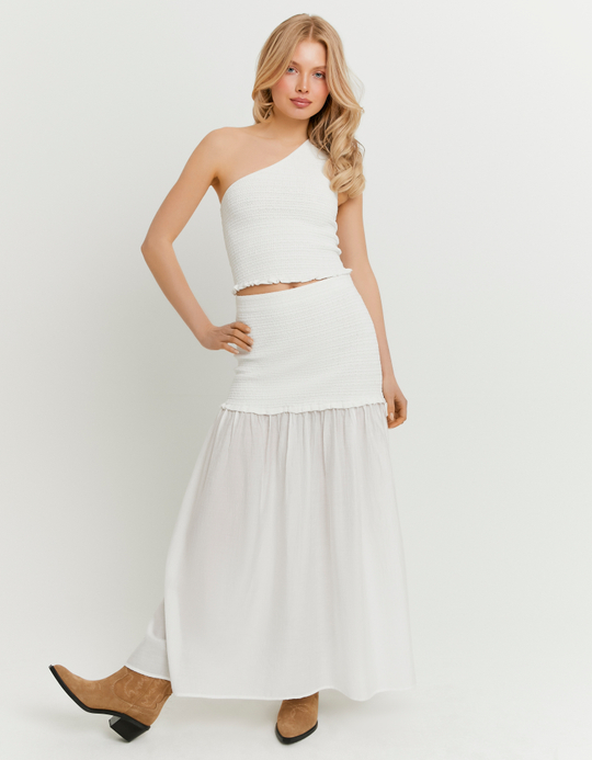 TALLY WEiJL, Gonna maxi bianca for Women