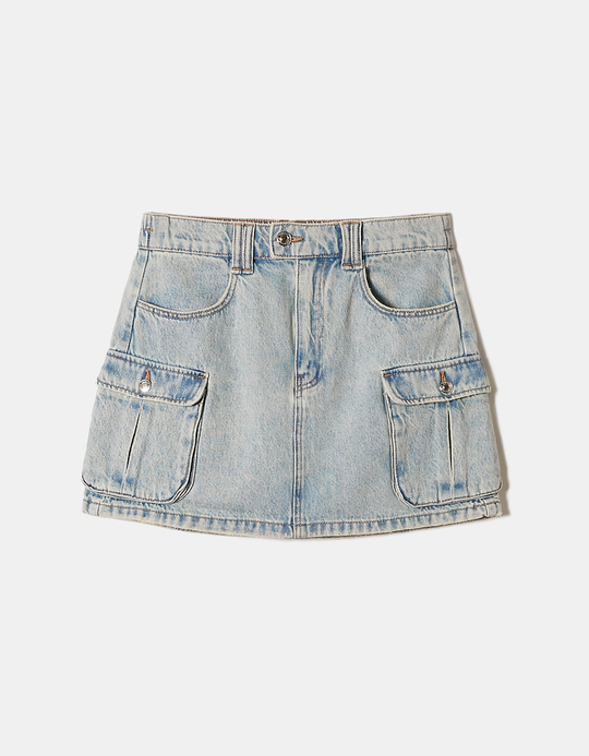 TALLY WEiJL, Jupe Cargo en Jean Taille Haute for Women