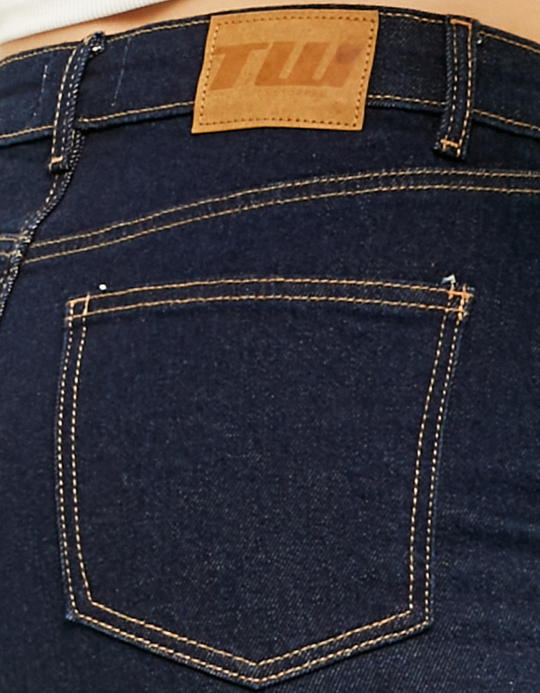 TALLY WEiJL, Dunkelblauer Maxi-Jeansrock for Women