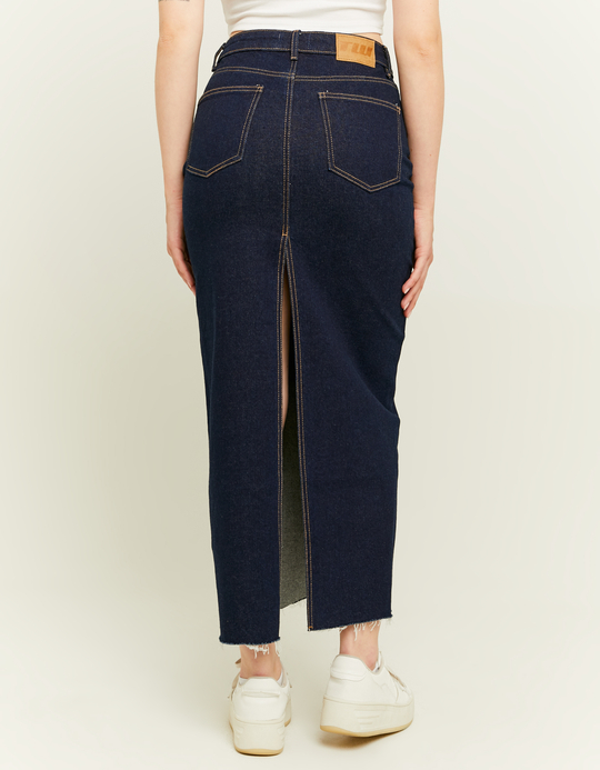 TALLY WEiJL, Dunkelblauer Maxi-Jeansrock for Women