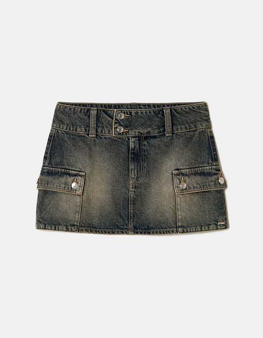 TALLY WEiJL, Denim Mini Skirt for Women