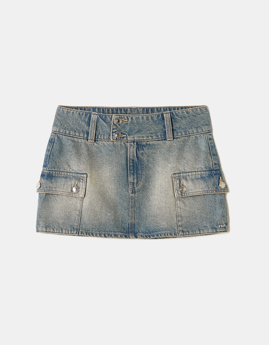 TALLY WEiJL, Denim Mini Skirt for Women