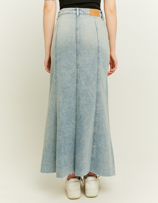 TALLY WEiJL, Light Wash Long Denim Skirt for Women