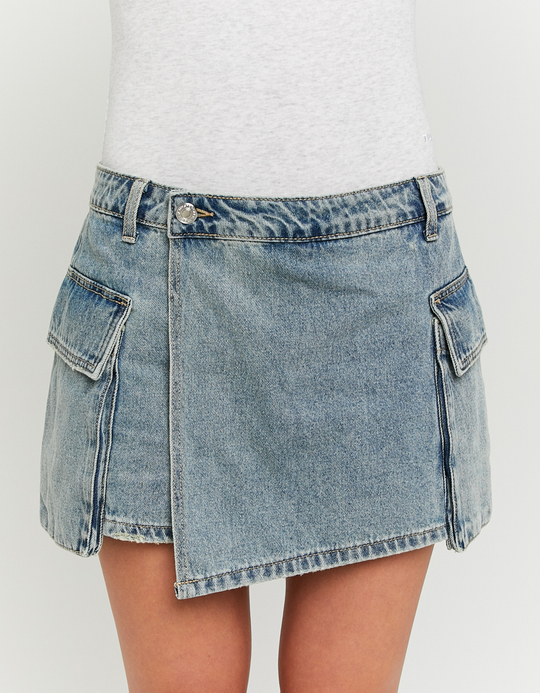 TALLY WEiJL, Wrapped Cargo Mini Skirt for Women