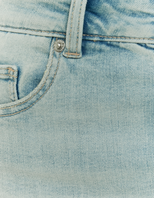 TALLY WEiJL, Blue Denim Mini Skort for Women