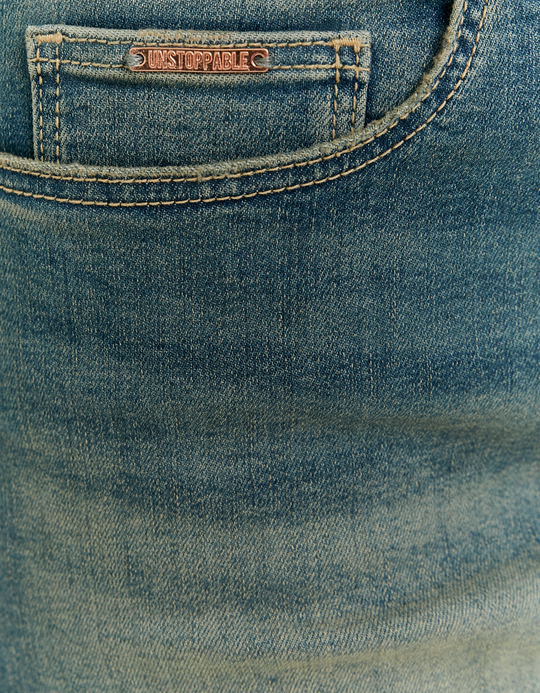 TALLY WEiJL, Blue Denim Mini Skort for Women