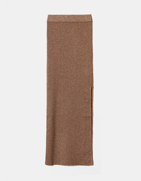 TALLY WEiJL, Φούστα Πλεκτή Lurex με σκίσιμο for Women