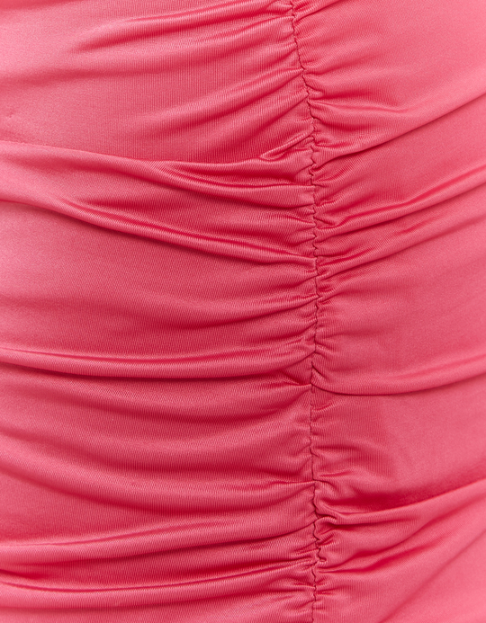 TALLY WEiJL, Pink Mini Skirt with Ruffles for Women