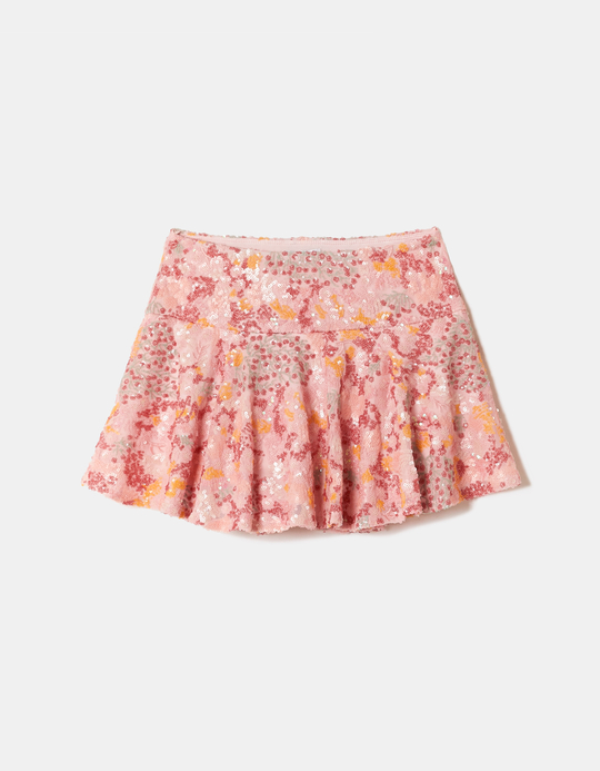 TALLY WEiJL, Pink Sequined Mini Skirt for Women
