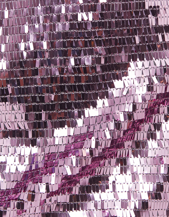 TALLY WEiJL, Purple Sequined Mini Skirt for Women