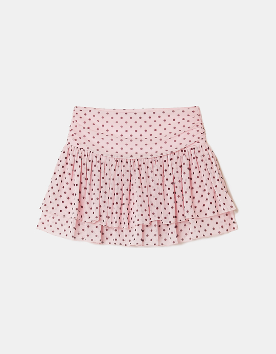 TALLY WEiJL, Rosa Polka Dot Minirock for Women