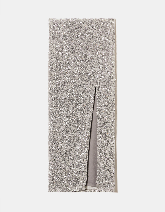 TALLY WEiJL, Sequided Midi Skirt for Women