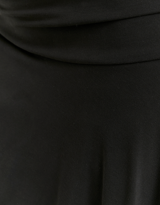 TALLY WEiJL, Black Asymmetric Mini Skirt for Women