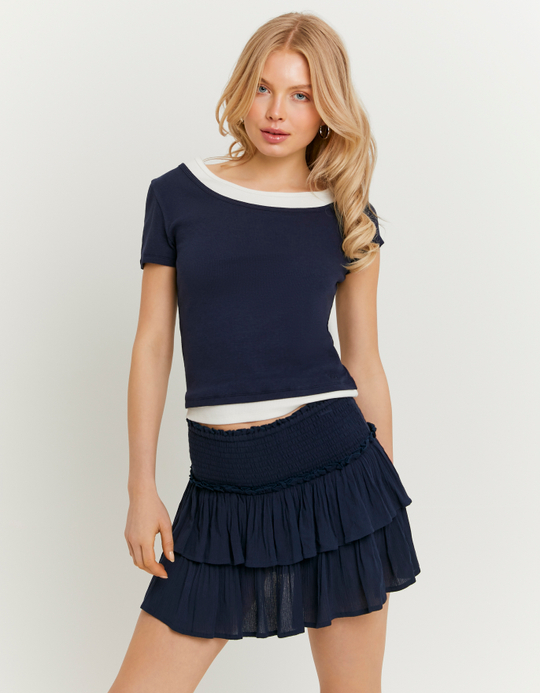 TALLY WEiJL, Blue Mini Skirt for Women