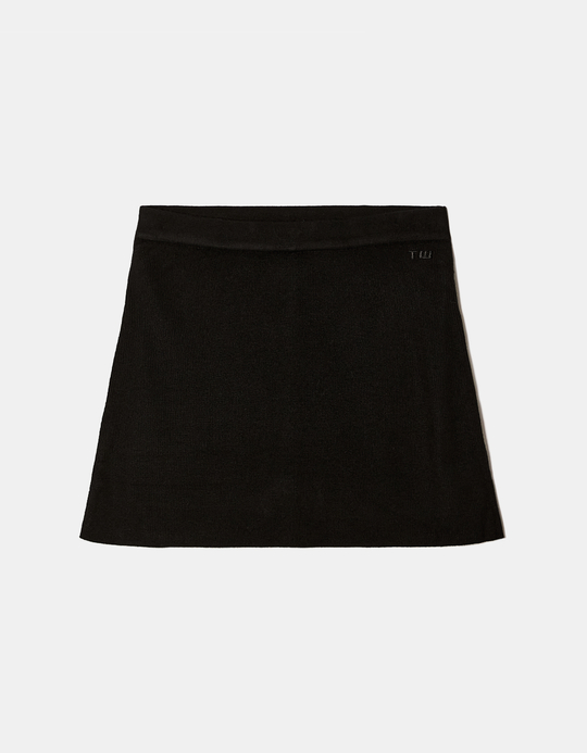TALLY WEiJL, Φούστα Πλεκτή Μαύρη for Women