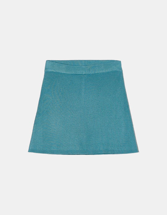 TALLY WEiJL, Blue Mini Knitted Skort for Women