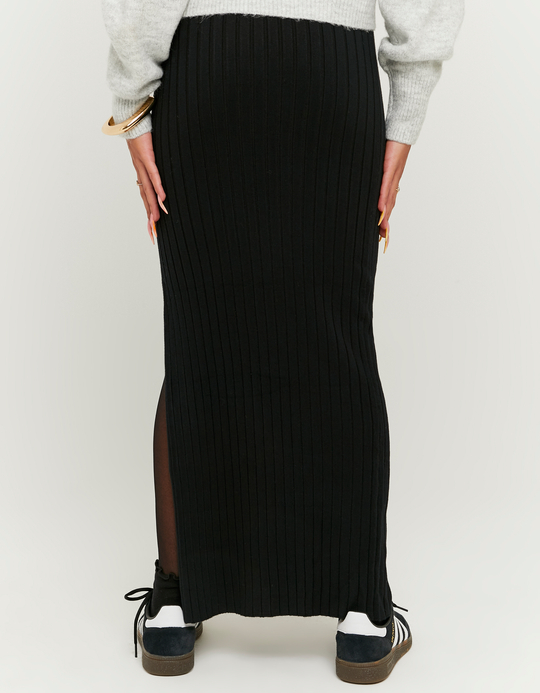 TALLY WEiJL, Langer schwarzer Strickrock for Women