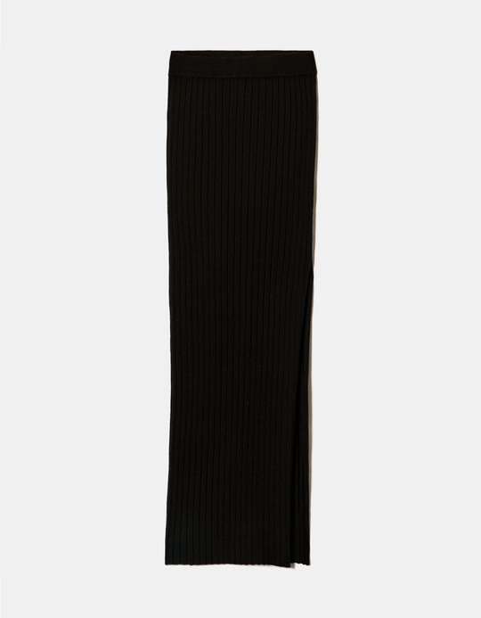 TALLY WEiJL, Langer schwarzer Strickrock for Women