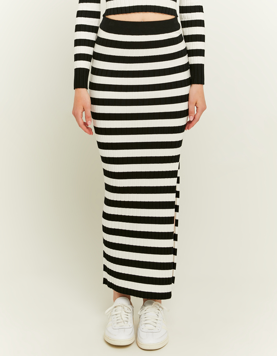 TALLY WEiJL, Gonna Lunga in Maglia a Righe for Women