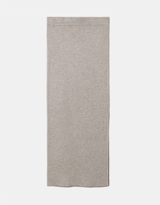 TALLY WEiJL, Grey Fitted Knit Skirt for Women