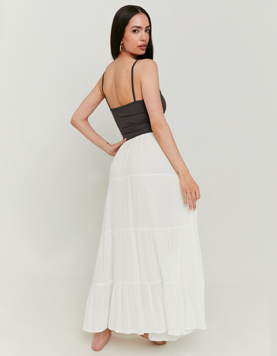 TALLY WEiJL, White Bambula Maxi Skirt for Women