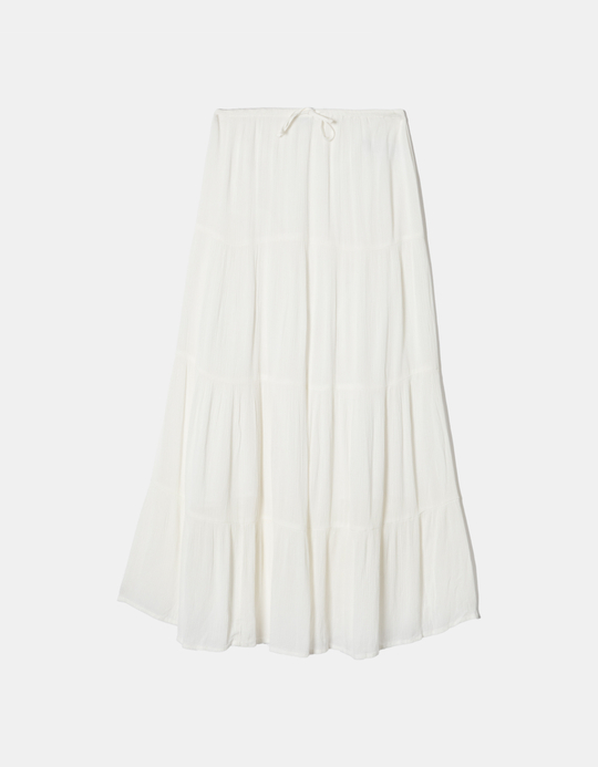 TALLY WEiJL, White Bambula Maxi Skirt for Women