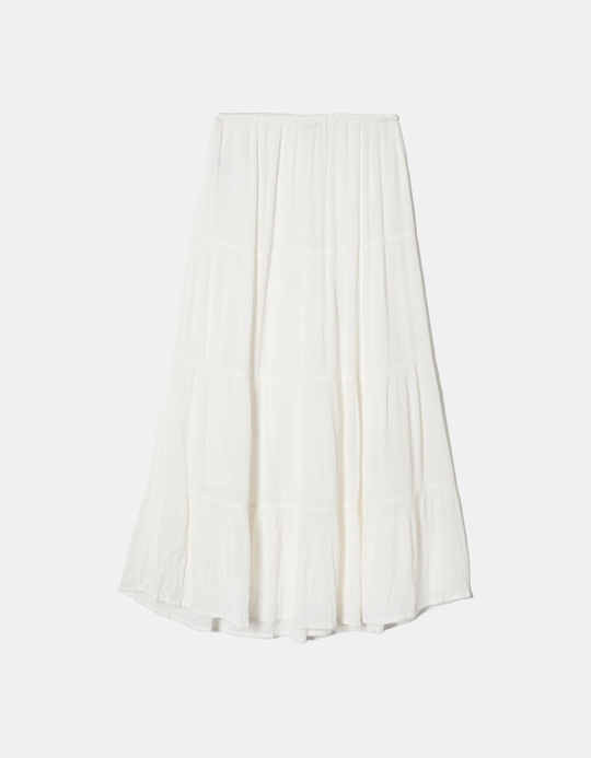 TALLY WEiJL, White Bambula Maxi Skirt for Women