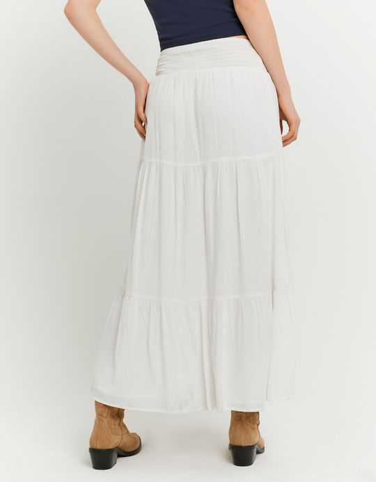TALLY WEiJL, White Long Skirt for Women