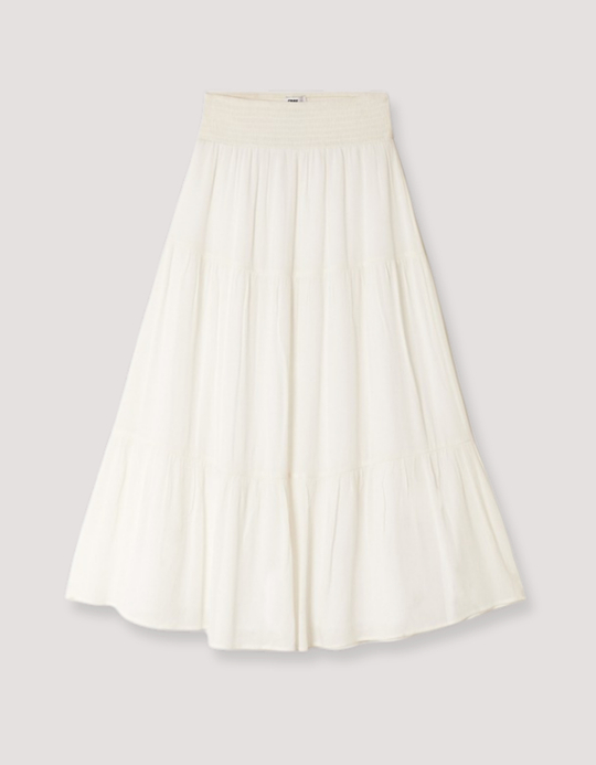 TALLY WEiJL, White Long Skirt for Women