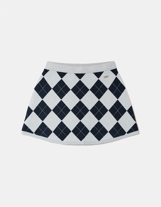 TALLY WEiJL, Blauer Strick-Minirock for Women