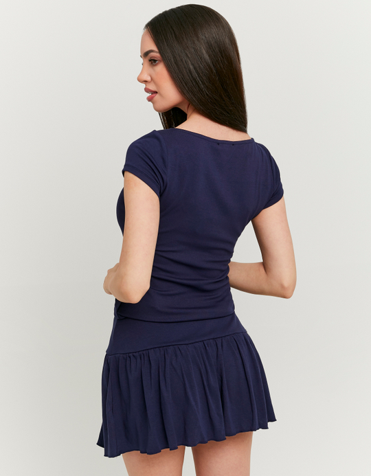 TALLY WEiJL, Blue Pleated Mini Skirt for Women