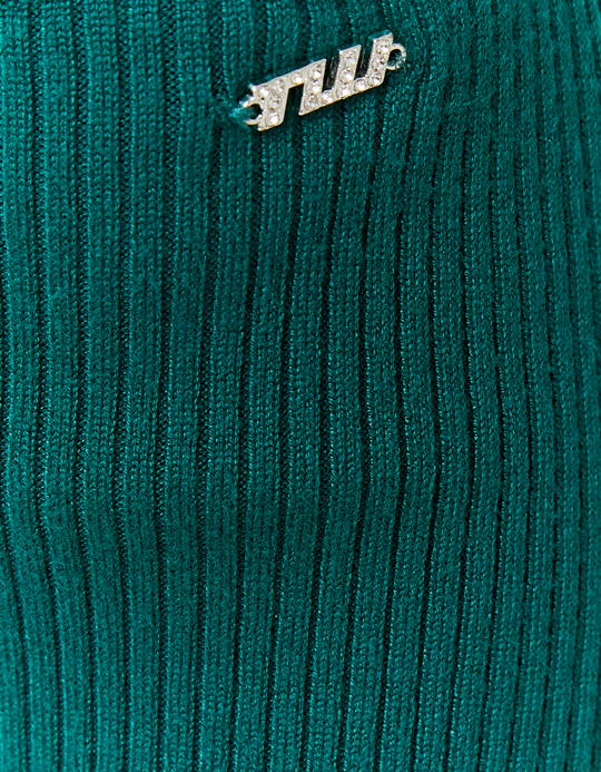 TALLY WEiJL, Green Knitted Skirt for Women