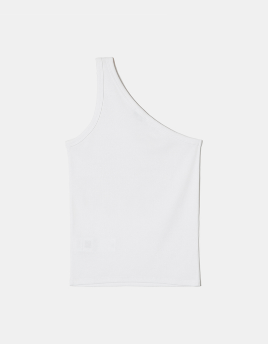 TALLY WEiJL, One Shoulder White Floral Top for Women
