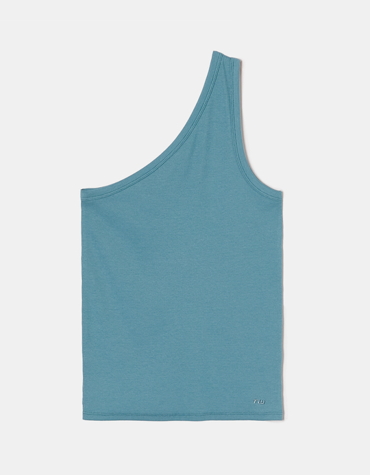TALLY WEiJL, Top Bleu Asymétrique for Women