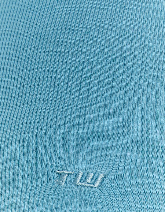 TALLY WEiJL, Top Bleu Asymétrique for Women