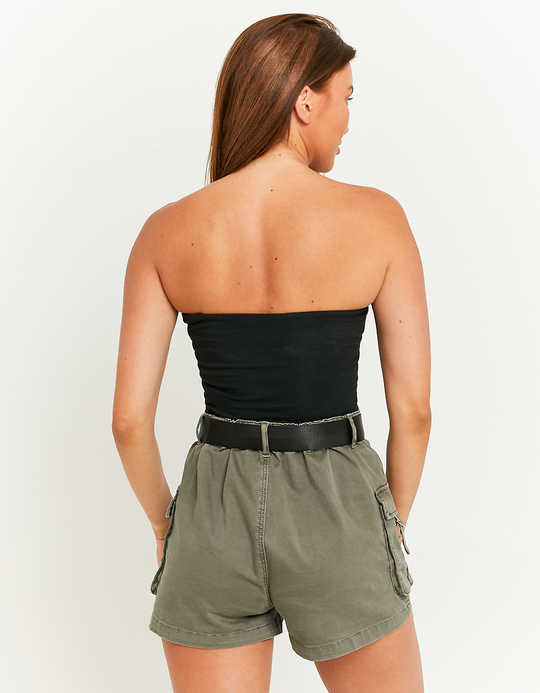 TALLY WEiJL, Top Bandeau Noir Basique for Women