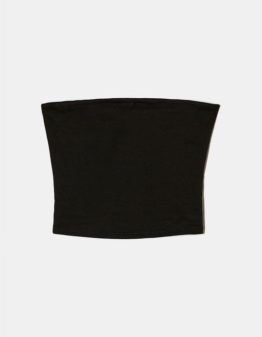 TALLY WEiJL, Top Bandeau Noir Basique for Women