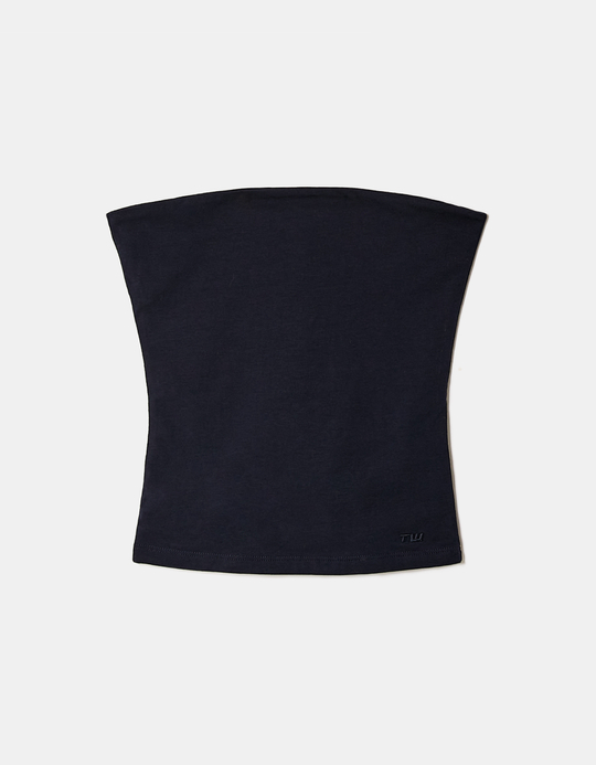 TALLY WEiJL, Blaues Basic Bandeau Top for Women