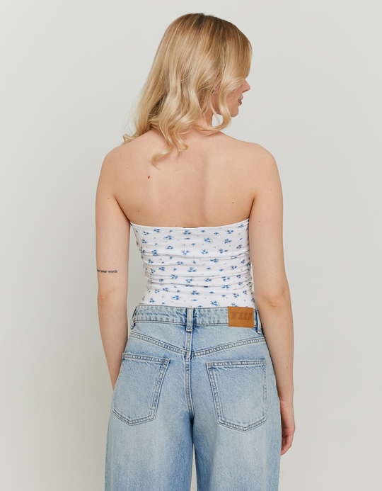 TALLY WEiJL, Basic Bandeau Top mit Blumen for Women