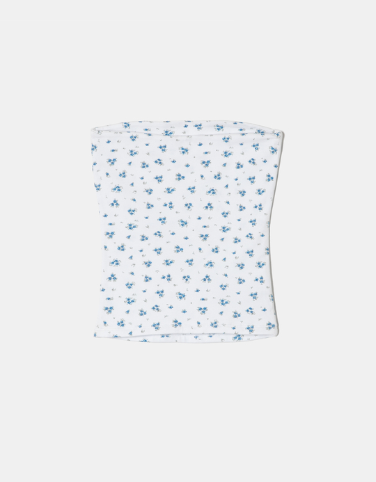 TALLY WEiJL, Basic Bandeau Top mit Blumen for Women