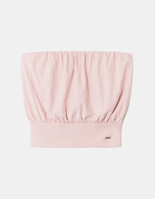 TALLY WEiJL, Pink Cropped Bandeau Top for Women